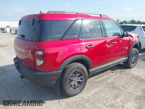 2021 Ford Bronco Sport Big Bend z VIN 3FMCR9B61MRA57270, wystawiony jako IAAI lot #42028468 z przebiegiem Nie podano mil oraz . Historia ofert i sprzedaży dostępna na DreamBid. Obrazek 4.