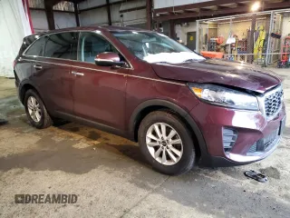 2019 Kia Sorento LX z VIN 5XYPG4A37KG575753, wystawiony jako Copart lot #44988355 z przebiegiem 55 933 mil mil oraz Szkoda całkowita • Salvage title. Historia ofert i sprzedaży dostępna na DreamBid. Obrazek 4.