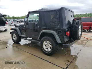 2006 Jeep Wrangler X with VIN 1J4FA39SX6P719070, listed as a Copart auction lot 55598455 with 110,741 mi miles and Salvage title. Bid and sale history available at DreamBid. Image 2.