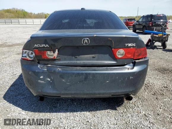 2005 Acura TSX with VIN JH4CL96885C004369, listed as a Copart auction lot 51478605 with 170,515 mi miles and Salvage Title. Bid and sale history available at carsss.com. Image 6.