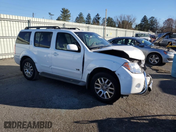 2008 Nissan Pathfinder LE with VIN 5N1BR18B48C639871, listed as a Copart auction lot 80293664 with 205,926 mi miles and Salvage Title. Bid and sale history available at carsss.com. Image 4.