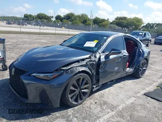2021 Lexus IS with VIN JTHGZ1B27M5045601, listed as a IAAI auction lot 41930557 with 26,728 mi miles. Bid and sale history available at carsss.com. Image 17.
