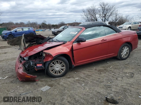 2008 Chrysler Sebring Touring with VIN 1C3LC55R08N629740, listed as a Copart auction lot 48107085 with Not provided miles and Non repairable. Bid and sale history available at DreamBid. Image 1.