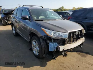 2015 Toyota Highlander Hybrid Limited with VIN 5TDDCRFHXFS009725, listed as a Copart auction lot 71092454 with 0 mi miles and Salvage Title. Bid and sale history available at carsss.com. Image 4.