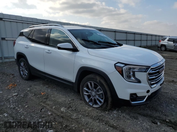 2023 GMC Terrain SLT with VIN 3GKALVEG0PL138041, listed as a Copart auction lot 52721145 with 33,451 mi miles and Salvage title. Bid and sale history available at DreamBid. Image 4.