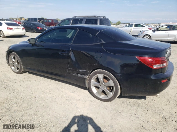2011 Lexus IS 250C with VIN JTHFF2C23B2515419, listed as a Copart auction lot 50800855 with 170,079 mi miles and Salvage Title. Bid and sale history available at carsss.com. Image 2.