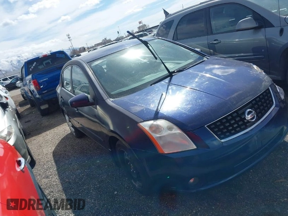 2008 Nissan Sentra S with VIN 3N1AB61E38L607703, listed as a IAAI auction lot 41790092 with 124,564 mi miles and . Bid and sale history available at DreamBid. Image 1.