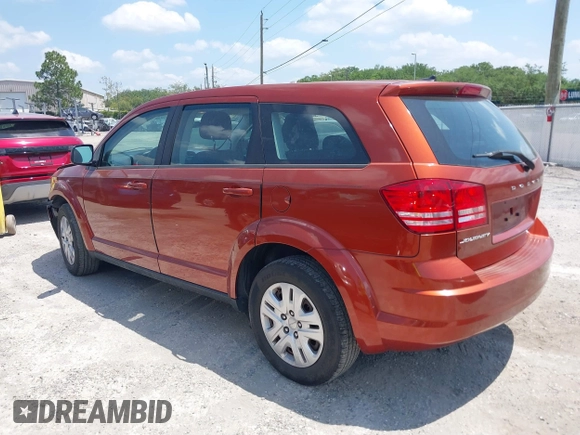2014 Dodge Journey American Value Pkg with VIN 3C4PDCAB6ET248820, listed as a IAAI auction lot 39159166 with 215,007 mi miles. Bid and sale history available at carsss.com. Image 3.
