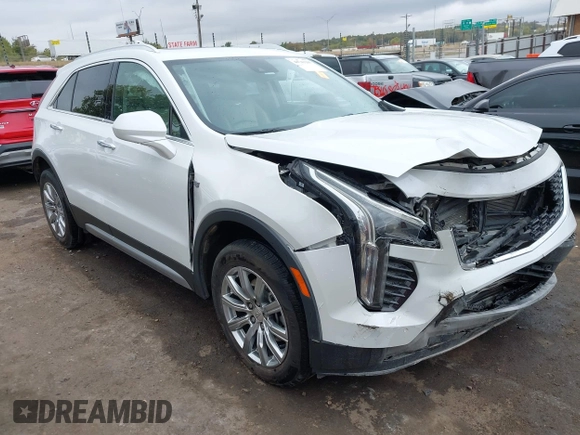 2020 Cadillac XT4 AWD Premium Luxury with VIN 1GYFZDR47LF088120, listed as a IAAI auction lot 40743205 with 68,849 mi miles and . Bid and sale history available at DreamBid. Image 1.