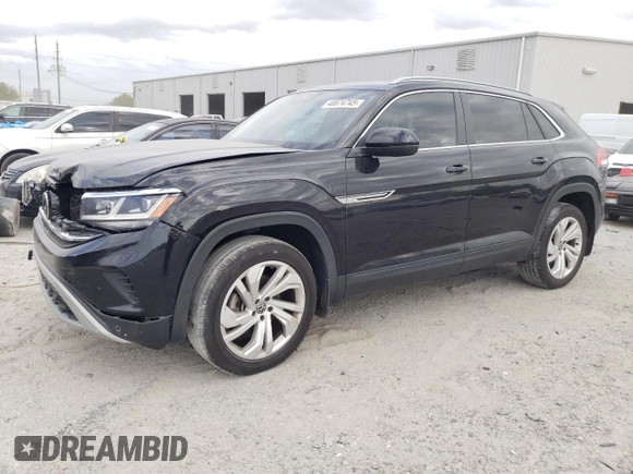 2020 Volkswagen Atlas SEL with VIN 1V2ME2CA1LC232269, listed as a Copart auction lot 48874745 with 107,967 mi miles and Salvage title. Bid and sale history available at DreamBid. Image 1.