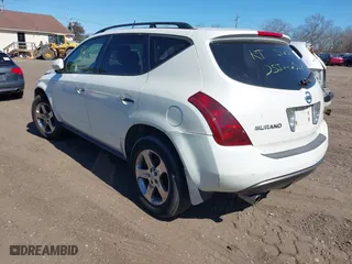 2003 Nissan Murano SL with VIN JN8AZ08T03W120105, listed as a IAAI auction lot 41778803 with 999,999 mi miles. Bid and sale history available at carsss.com. Image 3.