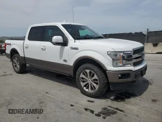 2019 Ford F-150 XL with VIN 1FTEW1E51KFB58751, listed as a Copart auction lot 50058755 with 102,411 mi miles and Salvage Title. Bid and sale history available at carsss.com. Image 4.
