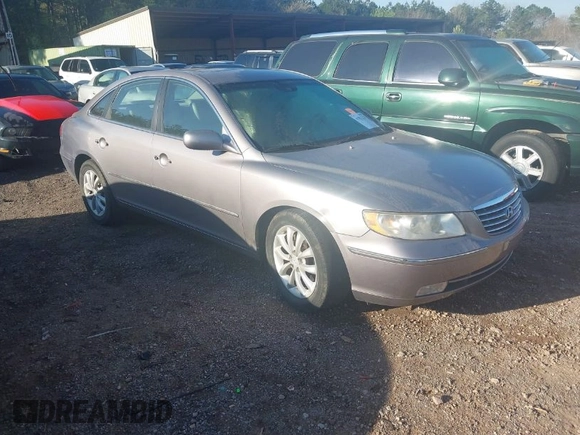2006 Hyundai Azera SE with VIN KMHFC46F96A081955, listed as a IAAI auction lot 41821224 with 160,449 mi miles and . Bid and sale history available at DreamBid. Image 1.