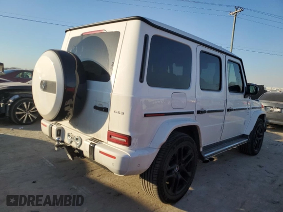 2021 Mercedes-Benz G 63 AMG with VIN W1NYC7HJ6MX394741, listed as a Copart auction lot 41465654 with Not Provided miles and . Bid and sale history available at DreamBid. Image 3.