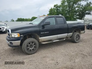 2004 Dodge 2500 SLT z VIN 3D7KU28D14G154093, wystawiony jako Copart lot #60282685 z przebiegiem 151 025 mil mil oraz Czysty tytuł • Clean title. Historia ofert i sprzedaży dostępna na DreamBid. Obrazek 1.