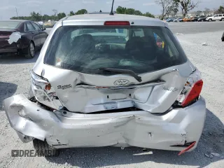 2012 Toyota Yaris L with VIN JTDJTUD39CD508388, listed as a Copart auction lot 53897885 with 118,256 mi miles and Salvage Title. Bid and sale history available at carsss.com. Image 6.