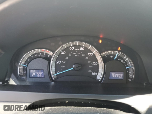 2013 Toyota Camry L with VIN 4T1BF1FK8DU276331, listed as a Copart auction lot 52501345 with 162,809 mi miles and Salvage Title. Bid and sale history available at carsss.com. Image 9.