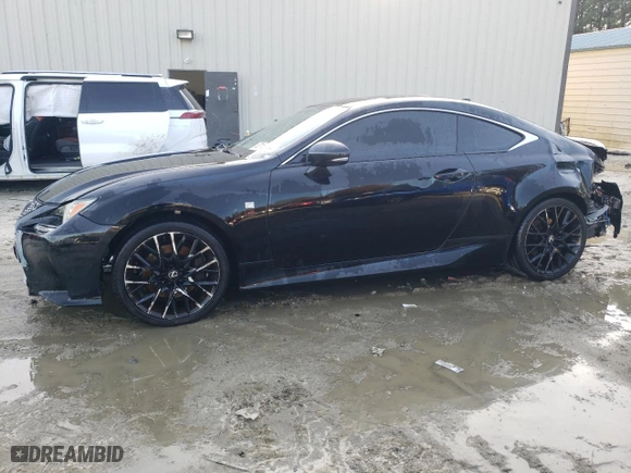 2015 Lexus RC 350 with VIN JTHHE5BC6F5000393, listed as a Copart auction lot 82186544 with 155,413 mi miles and Salvage Title. Bid and sale history available at carsss.com. Image 1.