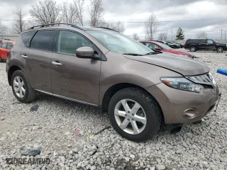 2010 Nissan Murano SL with VIN JN8AZ1MW9AW126133, listed as a Copart auction lot 53648625 with 51,334 mi miles and Clean Title. Bid and sale history available at carsss.com. Image 4.