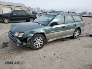 2001 Subaru Legacy Outback with VIN 4S3BH675417663070, listed as a Copart auction lot 46068655 with 177,108 mi miles and Salvage title. Bid and sale history available at DreamBid. Image 1.