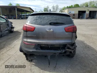 2014 Kia Sportage EX with VIN KNDPCCAC3E7630075, listed as a Copart auction lot 55671655 with Not provided miles and Salvage title. Bid and sale history available at DreamBid. Image 6.