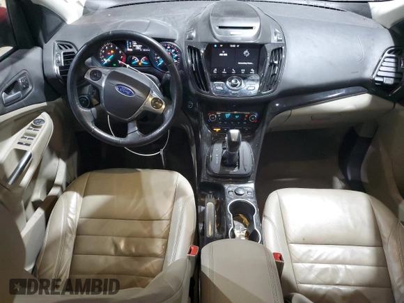 2016 Ford Escape Titanium with VIN 1FMCU9J91GUA88204, listed as a Copart auction lot 64556315 with 95,104 mi miles and Non repairable. Bid and sale history available at DreamBid. Image 8.