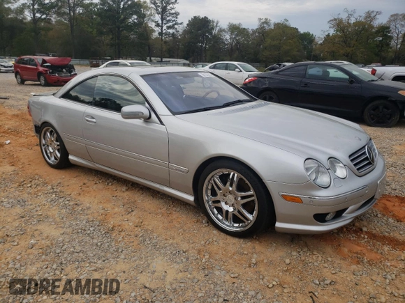 2001 Mercedes-Benz CL 500/600 with VIN WDBPJ78J41A016004, listed as a Copart auction lot 50155355 with 75,051 mi miles and Salvage Title. Bid and sale history available at DreamBid. Image 4.