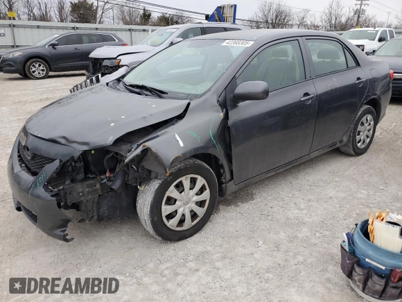 2010 Toyota Corolla with VIN 2T1BU4EEXAC528693, listed as a Copart auction lot 42368305 with 170,529 mi miles and Salvage Title. Bid and sale history available at DreamBid. Image 1.