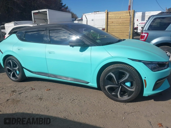 2022 Kia EV6 GT-Line with VIN KNDC4DLC5N5027803, listed as a IAAI auction lot 40786856 with 46,983 mi miles and . Bid and sale history available at DreamBid. Image 13.