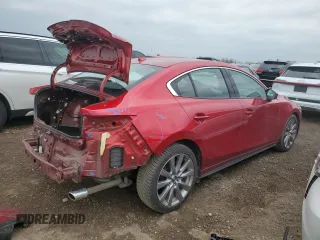 2019 Mazda 3 Premium with VIN 3MZBPAEM6KM103409, listed as a Copart auction lot 51947795 with 100,986 mi miles and Salvage Title. Bid and sale history available at DreamBid. Image 3.