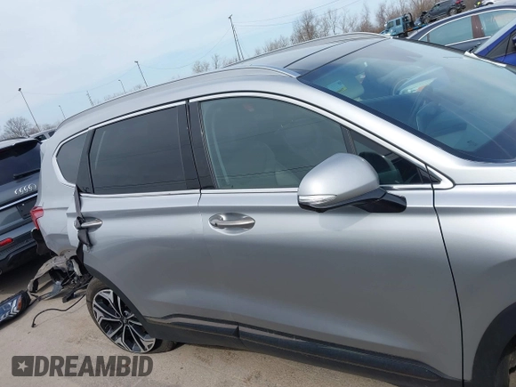 2020 Hyundai Santa Fe Limited with VIN 5NMS5CAA8LH280600, listed as a IAAI auction lot 41801359 with 61,519 mi miles. Bid and sale history available at carsss.com. Image 13.