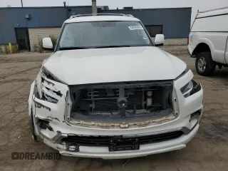 2018 Infiniti QX80 with VIN JN8AZ2NFXJ9663645, listed as a Copart auction lot 64206854 with 91,809 mi miles and Clean Title. Bid and sale history available at carsss.com. Image 5.