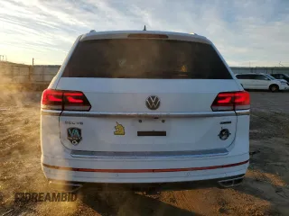 2021 Volkswagen Atlas SEL R-Line with VIN 1V2SR2CA3MC542999, listed as a Copart auction lot 86445984 with 50,131 mi miles and Salvage title. Bid and sale history available at DreamBid. Image 6.