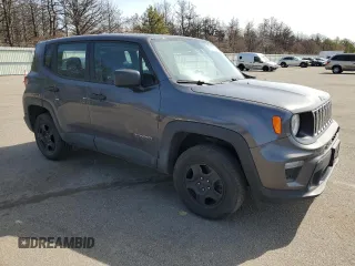 2019 Jeep Renegade Sport with VIN ZACNJBAB9KPK92966, listed as a Copart auction lot 48418345 with 70,177 mi miles and Salvage Title. Bid and sale history available at carsss.com. Image 4.