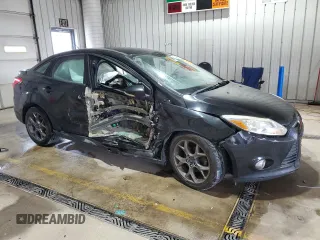 2013 Ford Focus SE with VIN 1FADP3F21DL348827, listed as a Copart auction lot 63589405 with 144,156 mi miles and Salvage title. Bid and sale history available at DreamBid. Image 4.