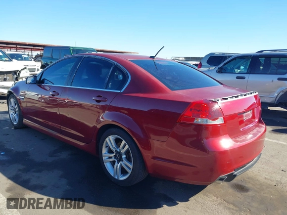 2009 Pontiac G8 with VIN 6G2ER57749L181327, listed as a IAAI auction lot 40772434 with 251,047 mi miles. Bid and sale history available at carsss.com. Image 3.