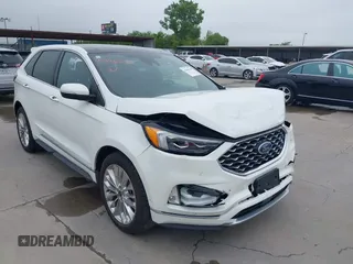 2021 Ford Edge Titanium with VIN 2FMPK3K95MBA44579, listed as a IAAI auction lot 42436298 with 41,511 mi miles and . Bid and sale history available at DreamBid. Image 1.