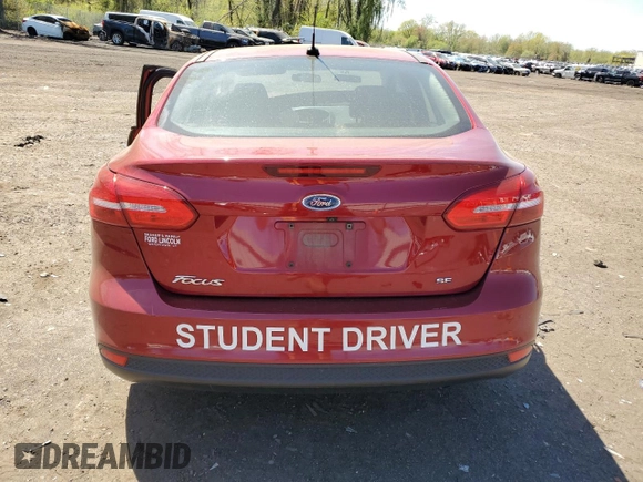2017 Ford Focus SE with VIN 1FADP3F26HL305526, listed as a Copart auction lot 55124315 with Not Provided miles and Salvage Title. Bid and sale history available at DreamBid. Image 6.
