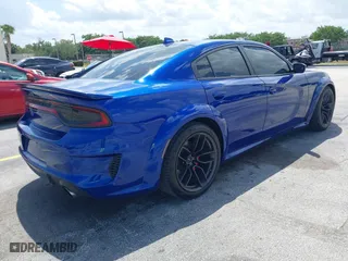 2021 Dodge Charger SRT Hellcat Widebody with VIN 2C3CDXL92MH503507, listed as a IAAI auction lot 41987646 with 32,389 mi miles. Bid and sale history available at carsss.com. Image 4.