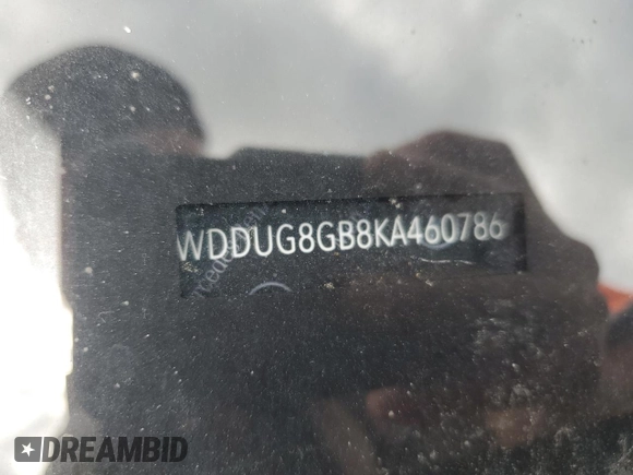 2019 Mercedes-Benz S 560 with VIN WDDUG8GB1KA460161, listed as a Copart auction lot 56998664 with Not Provided miles and Salvage Title. Bid and sale history available at DreamBid. Image 12.
