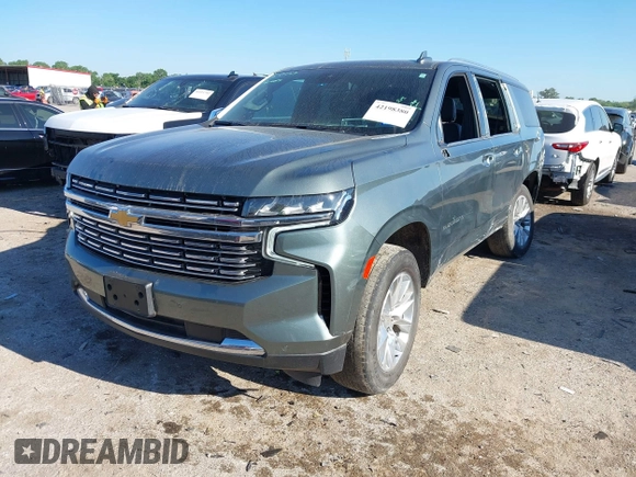 2023 Chevrolet Suburban Premier z VIN 1GNSKFKD9PR278771, wystawiony jako IAAI lot #42198380 z przebiegiem 55 359 mil mil oraz . Historia ofert i sprzedaży dostępna na DreamBid. Obrazek 2.