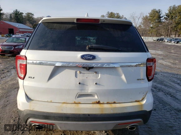 2016 Ford Explorer XLT with VIN 1FM5K8D81GGA41913, listed as a Copart auction lot 46313125 with 156,600 mi miles and Salvage Title. Bid and sale history available at carsss.com. Image 6.