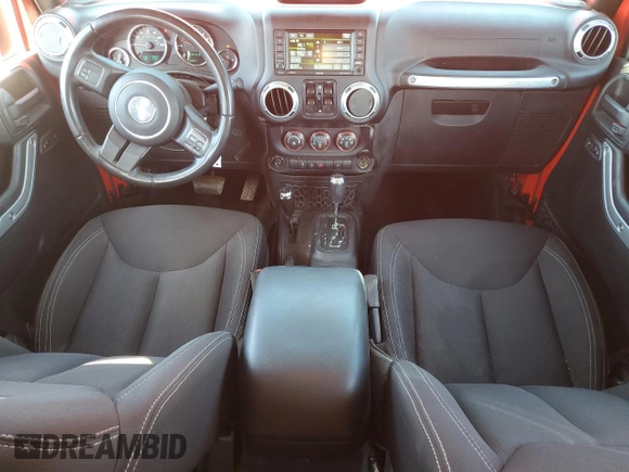 2016 Jeep Wrangler Unlimited Sahara with VIN 1C4HJWEG4GL186000, listed as a Copart auction lot 62554085 with 80,506 mi miles and Salvage title. Bid and sale history available at DreamBid. Image 8.