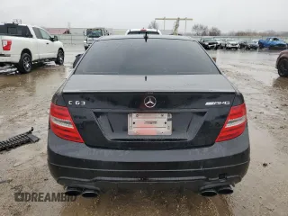 2012 Mercedes-Benz C 63 AMG with VIN WDDGF7HBXCA652494, listed as a Copart auction lot 47429705 with 133,161 mi miles and Salvage Title. Bid and sale history available at carsss.com. Image 6.