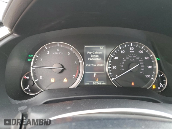 2016 Lexus RX 350 with VIN 2T2BZMCA4GC044136, listed as a Copart auction lot 85436384 with 88,242 mi miles and Salvage Title. Bid and sale history available at DreamBid. Image 9.