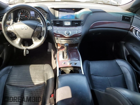 2017 Infiniti Q70 3.7 z VIN JN1BY1AP1HM741381, wystawiony jako Copart lot #48637015 z przebiegiem 122 862 mil mil oraz Szkoda całkowita • Salvage title. Historia ofert i sprzedaży dostępna na DreamBid. Obrazek 8.