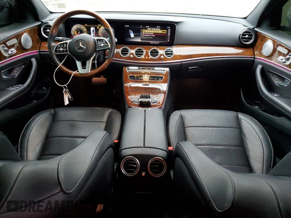 2020 Mercedes-Benz E 350 with VIN WDDZF8DB2LA707167, listed as a Copart auction lot 43819075 with 38,342 mi miles and Salvage Title. Bid and sale history available at DreamBid. Image 8.