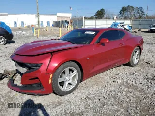 2019 Chevrolet Camaro 1LS with VIN 1G1FB1RX4K0127131, listed as a Copart auction lot 37102384 with 46,097 mi miles and Salvage Title. Bid and sale history available at carsss.com. Image 1.