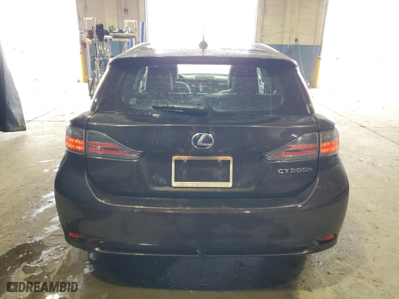 2012 Lexus CT 200h with VIN JTHKD5BH4C2122302, listed as a Copart auction lot 52901545 with 123,601 mi miles and Clean Title. Bid and sale history available at carsss.com. Image 6.
