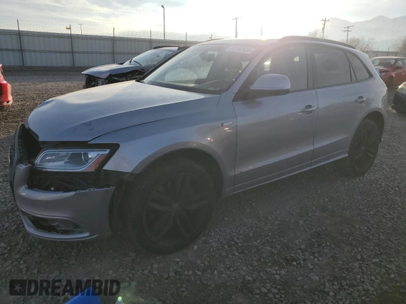 2016 Audi SQ5 Premium Plus with VIN WA1CCAFP5GA120888, listed as a Copart auction lot 85700624 with 91,082 mi miles and Salvage Title. Bid and sale history available at carsss.com. Image 1.